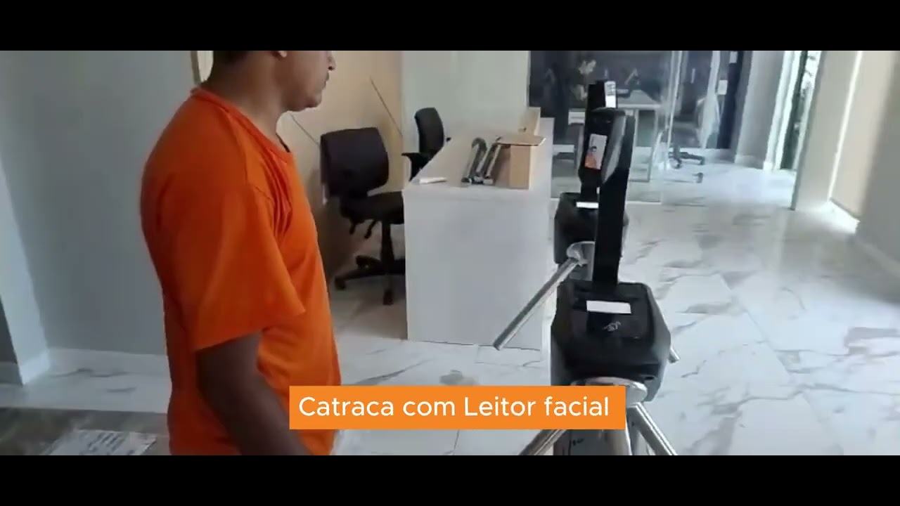Catraca id block com leitor facial