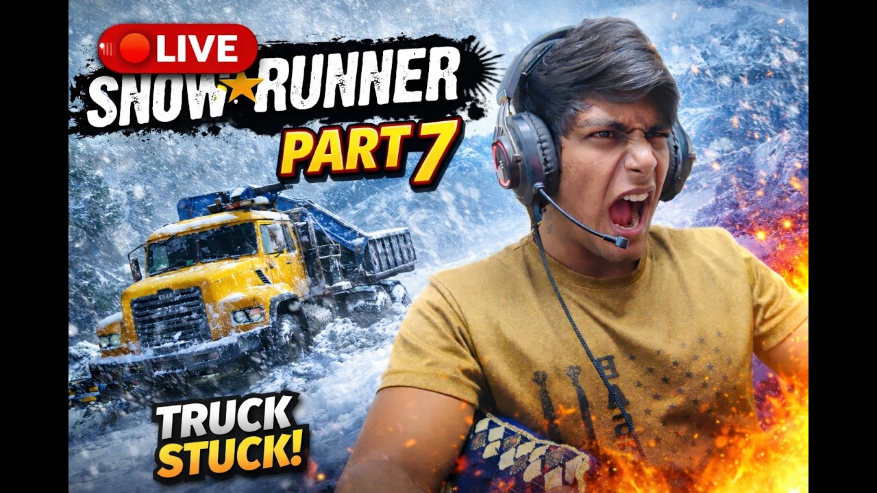 SnowRunner Part 7 Live 🚚 Extreme Trucking in Snow ❄️ | Road to 1K Subscribers