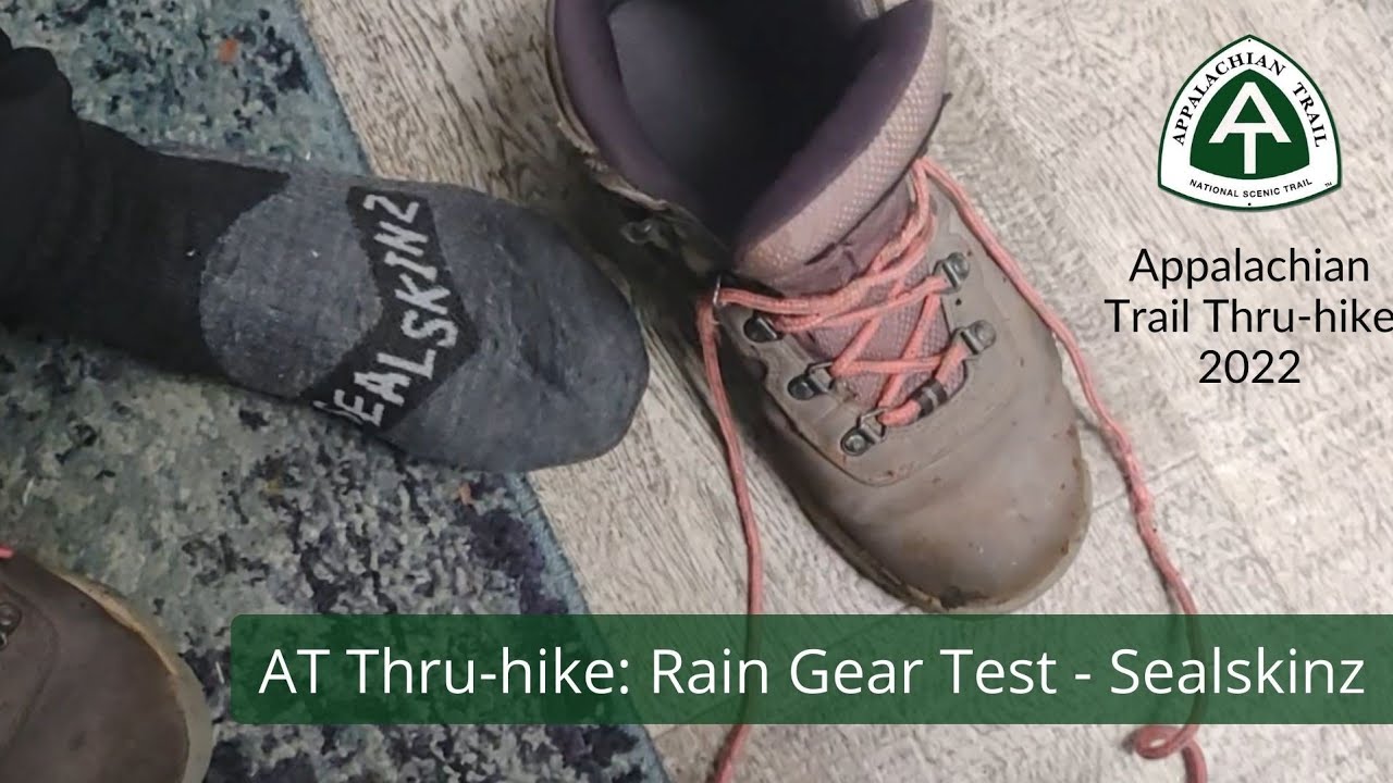 AT Thru-hike: Rain Gear Test Review #1 - Sealskinz Socks
