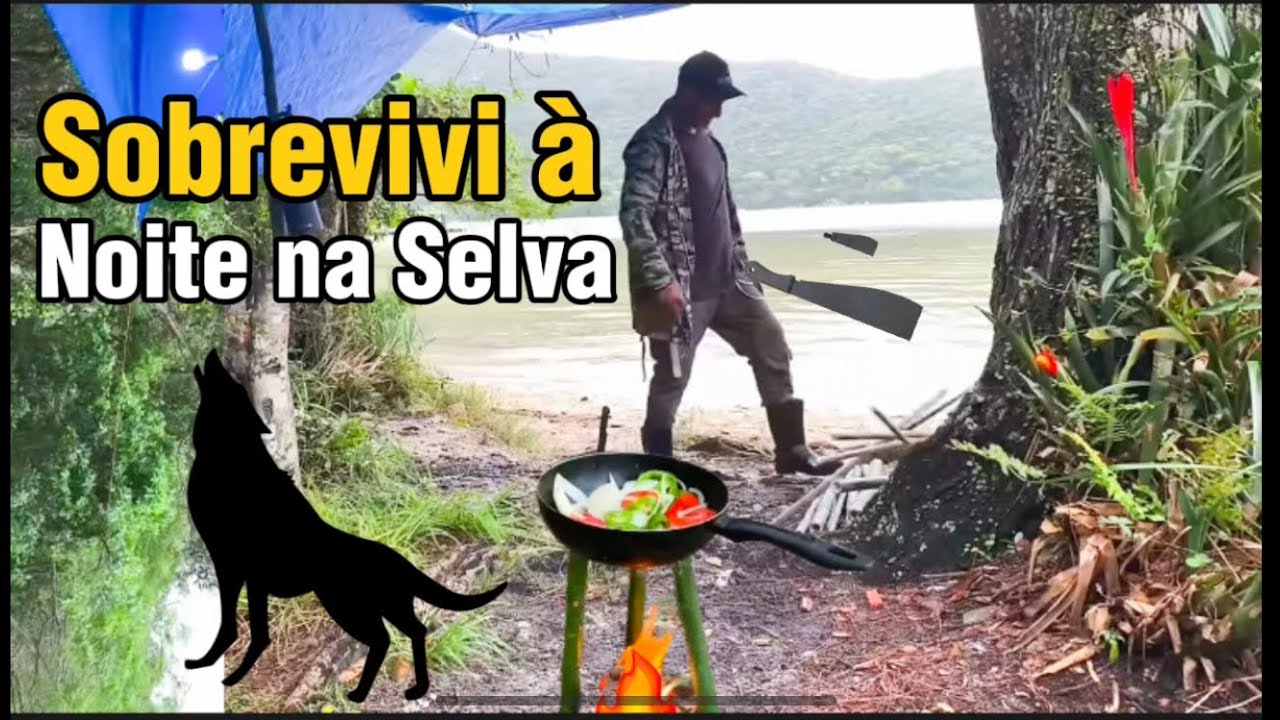 Dois Dias Com Chuva Forte Acampei Na Selva.