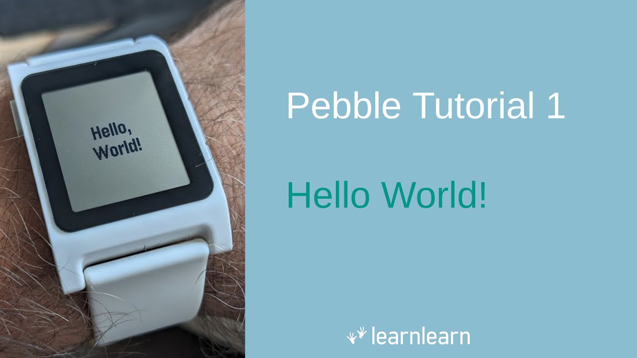 Учебник Pebble 1: Привет, мир! Циферблат