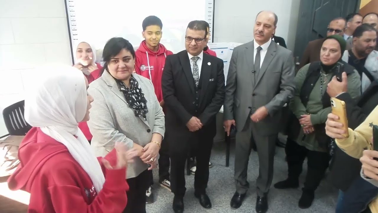 زيارة وفد الإعلاميين لنموذج مدرسة فتح الله الدولية للتكنولوجيا التطبيقية بالإسكندرية
