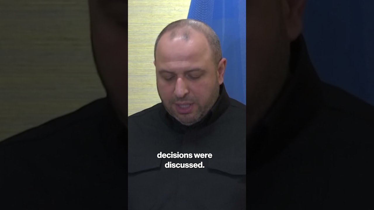 Ukraine's Negotiator says 'There is Progress' After Talks With Russia and US in Geneva #shorts