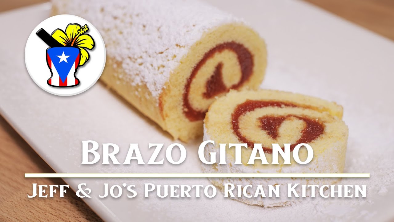How to make Brazo Gitano de Guayaba / Guava Spanish Roll Cake - Easy Puerto Rican Recipe