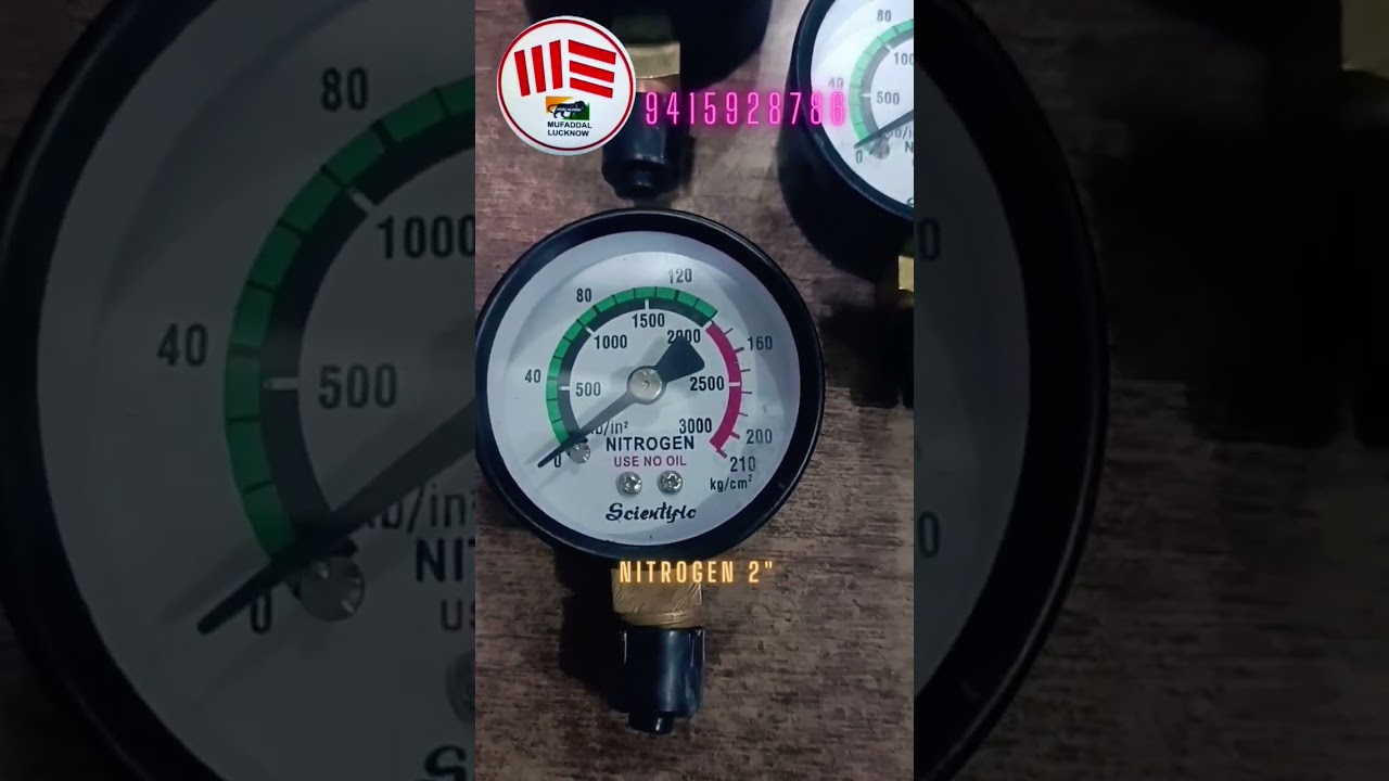 Nitrogen Pressure gauge #shorts #short #viral #trending