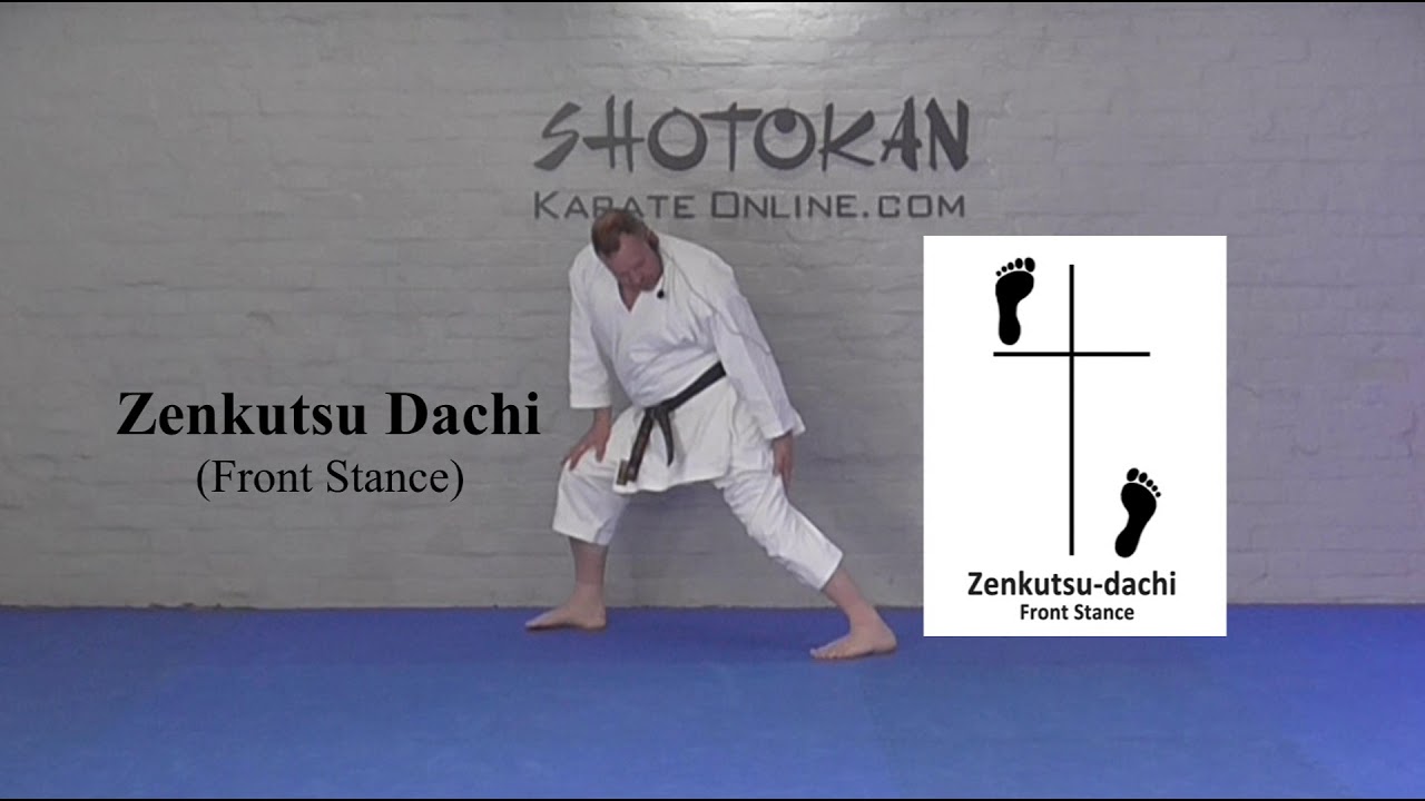 Shotokan Karate Stances Zenkutsu Dachi