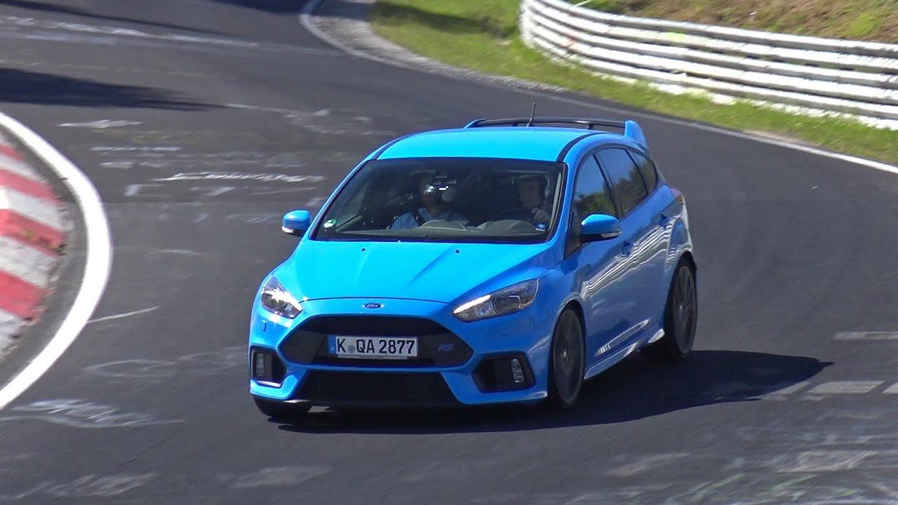2016 Nitrous Blue Ford Focus RS Exhaust Sounds on the N&uuml;rburgring Nordschleife