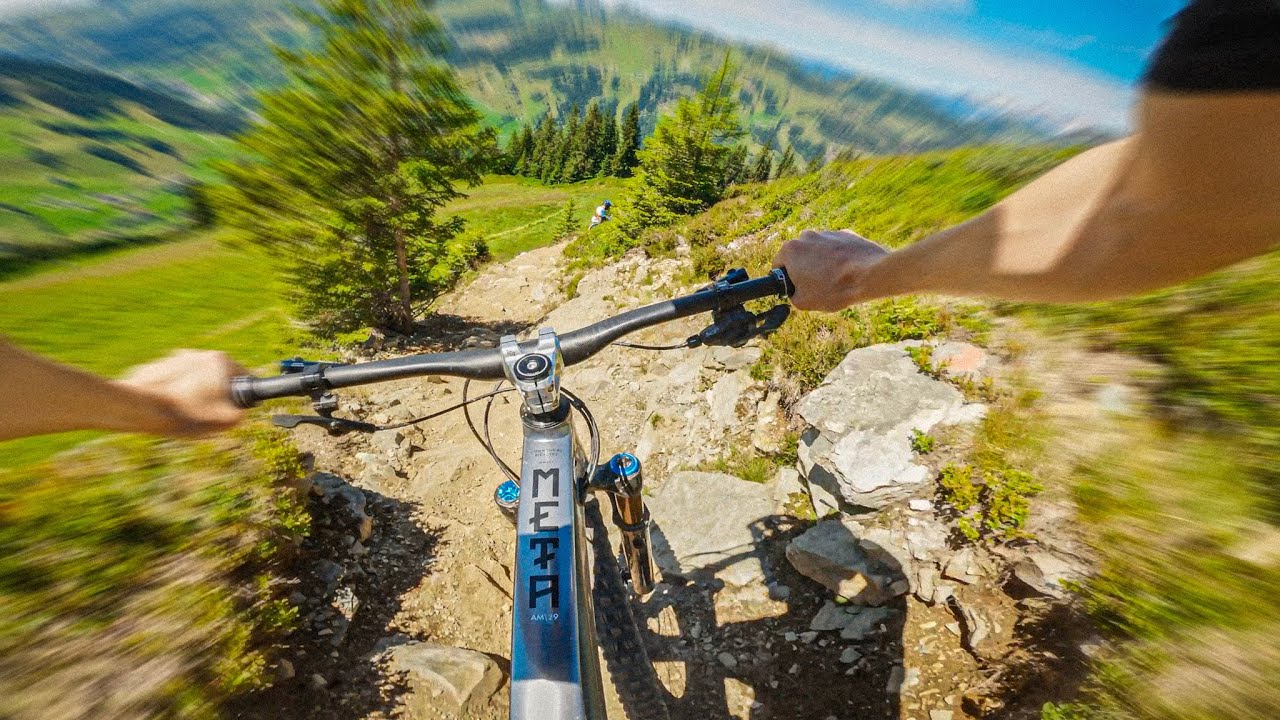 BERGSTADL TRAIL - The GNARLIEST Trail in Saalbach, Austria!