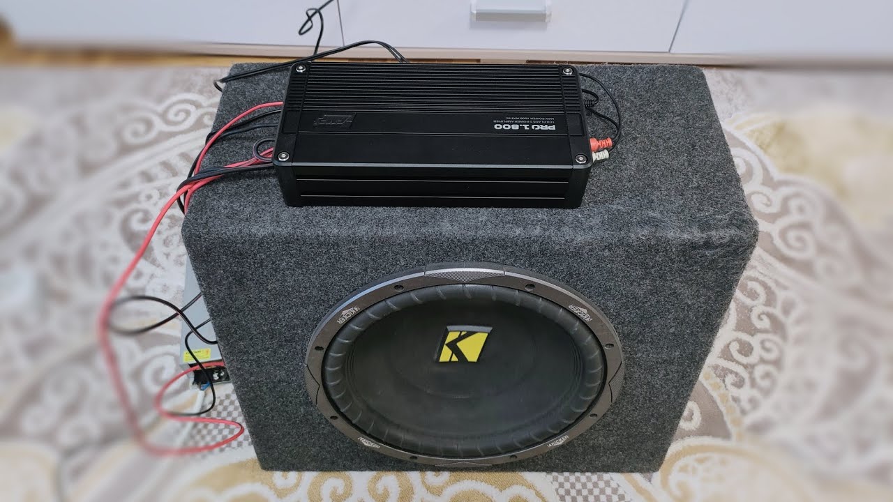 Усилитель AMP PRO 1.800 + сабвуфер KICKER 12