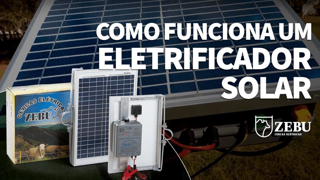 Como funciona um eletrificador solar?