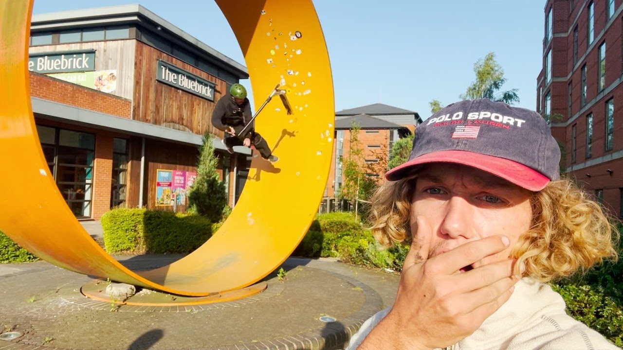 Riding a full pipe in the STREETS!