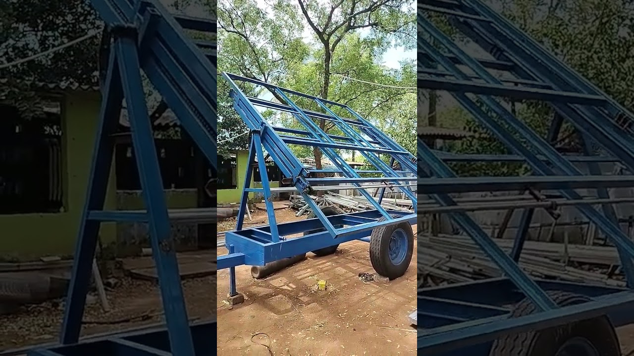 solar water pump trolley | solar panel trolley | moveable solar water pump |  solar motor
