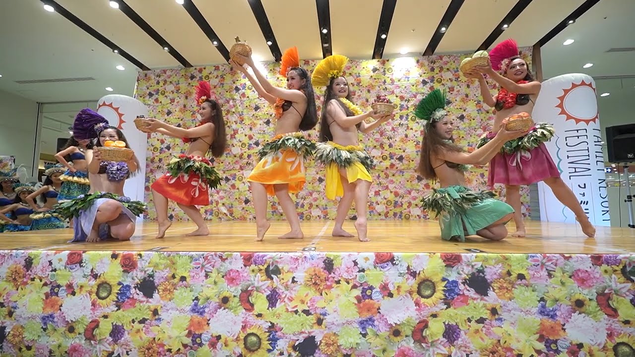 タヒチヌイ　ファミリーリゾートフェスティバル 2025　アリオ西新井　2025年 8月　タヒチアンダンスショー　TAHITI NUI　FAMILY RESORT FESTIVAL　初出演ファミリゾ足立