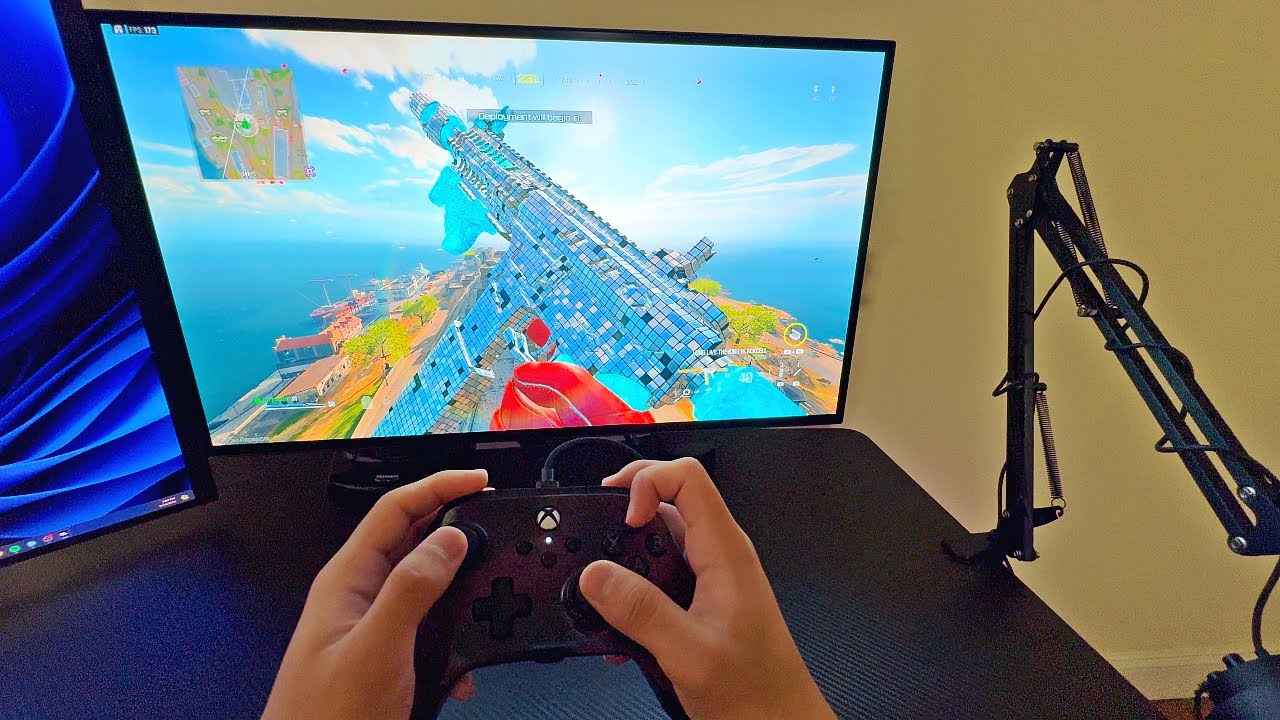 Xbox controller 🎮 on Warzone 3 w/ 1440P 240HZ OLED monitor 😍  (POV)