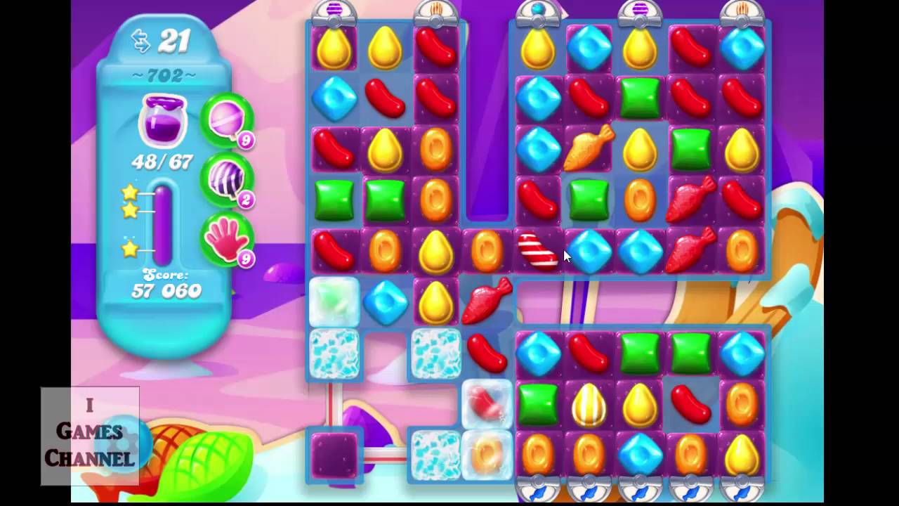 Candy Crush Soda Saga Level 702 Walktrough No Booster
