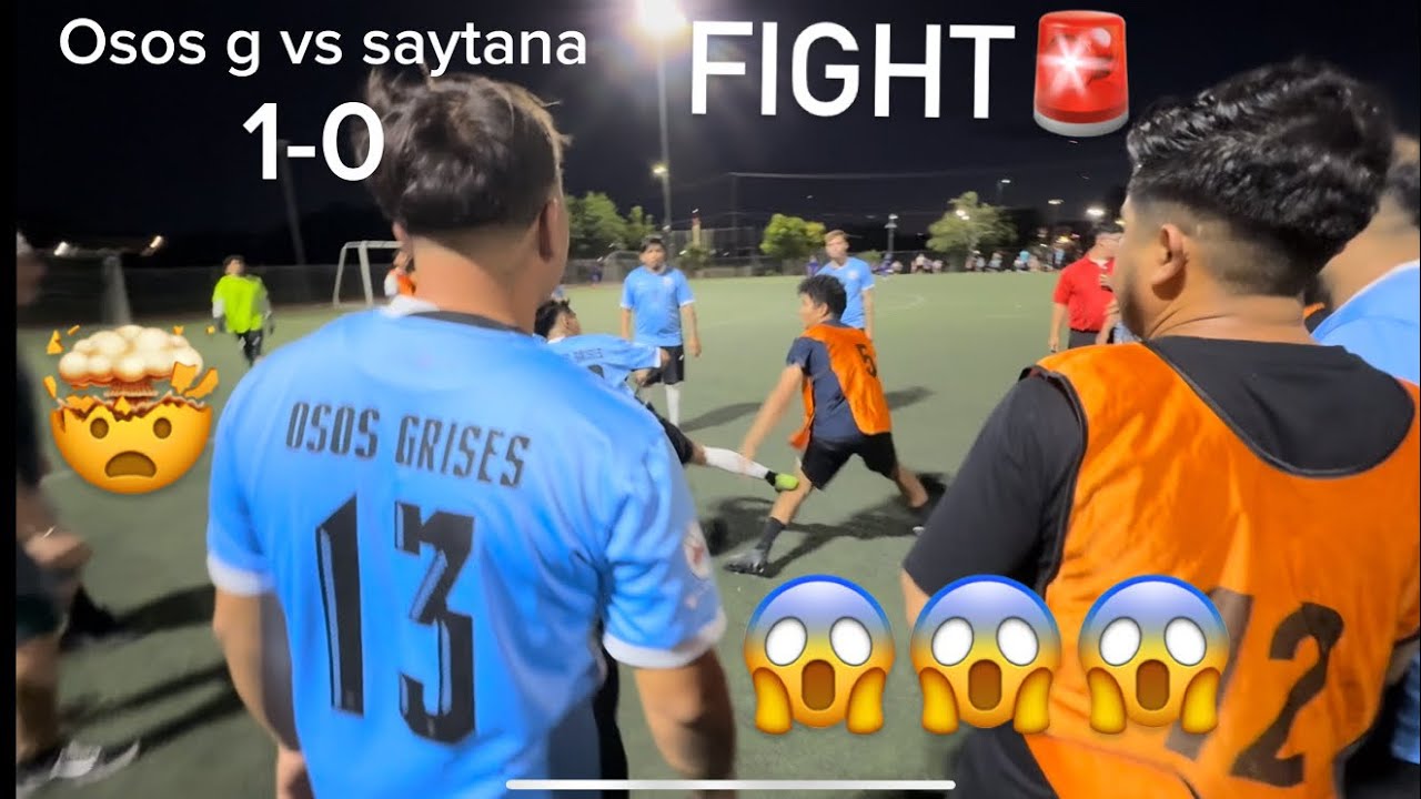 7v7 soccer fight things get heated 🚨‼️🫣🤯