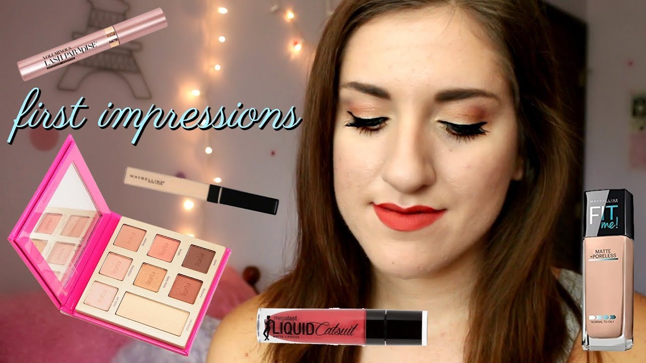 Trying Out New Affordable Makeup! First Impressions | tewsimple