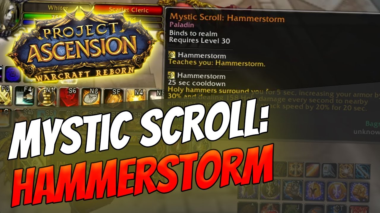 How to get Mystic Enchant: Hammerstorm | Paladin [Warcraft Reborn | Ascension Bronzebeard]