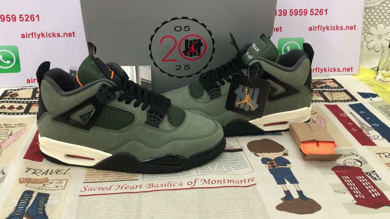 Undefeated x Air Jordan 4 2025 Review