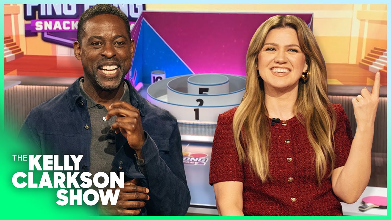 Kelly Clarkson vs. Sterling K. Brown Chaotic Ping Pong Trivia With Amber Ruffin