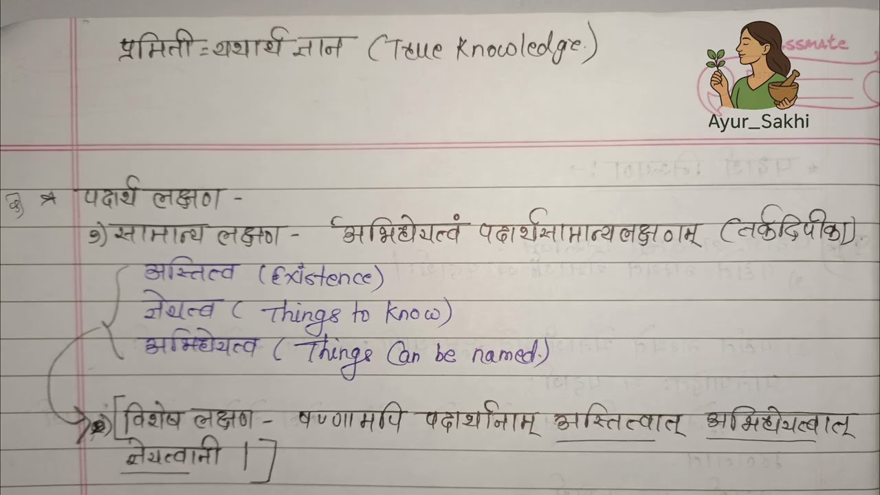 पदार्थ निरुपण || पदार्थ विज्ञान || BAMS 1st Year #ayursakhi 