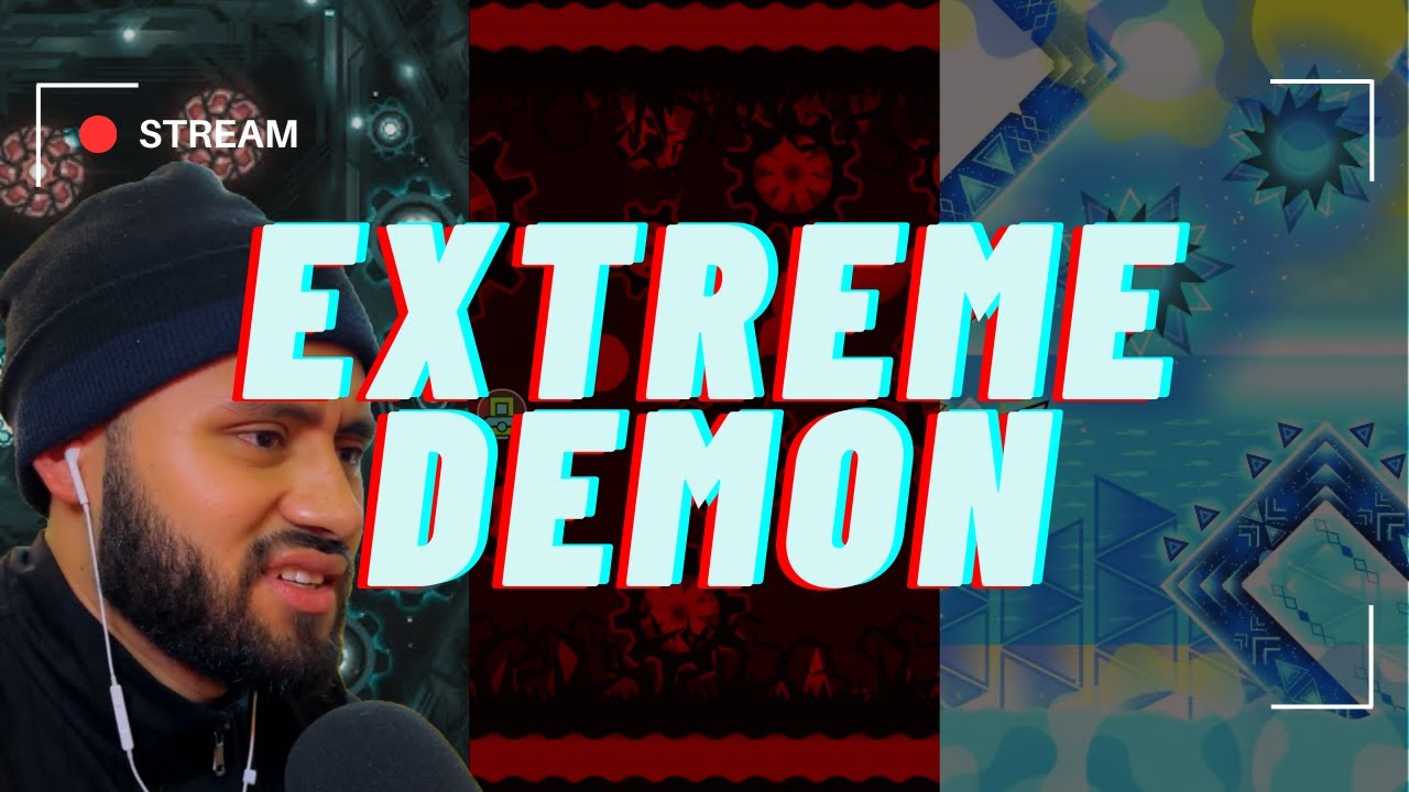 REACCIÓNO A LOS NIVELES MAS DIFÍCILES de Geometry Dash // Extreme demon // Gasgga