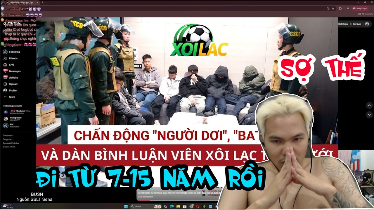 Sena run sợ khi thấy Xôi Lạc TV blv Batman blv Người Thỏ... bị bế