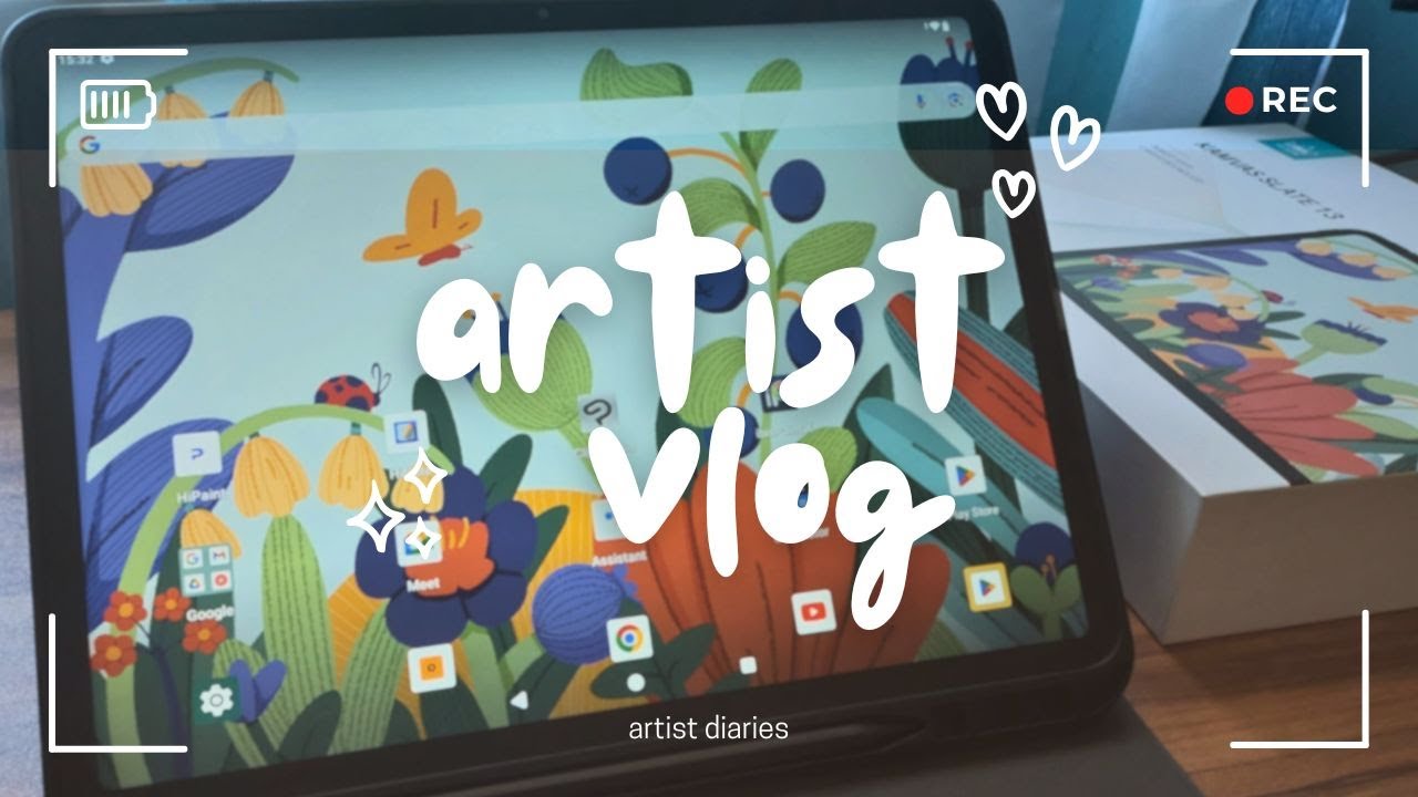 Huion Kamvas Slate 13 review | artist vlog ✏️✨