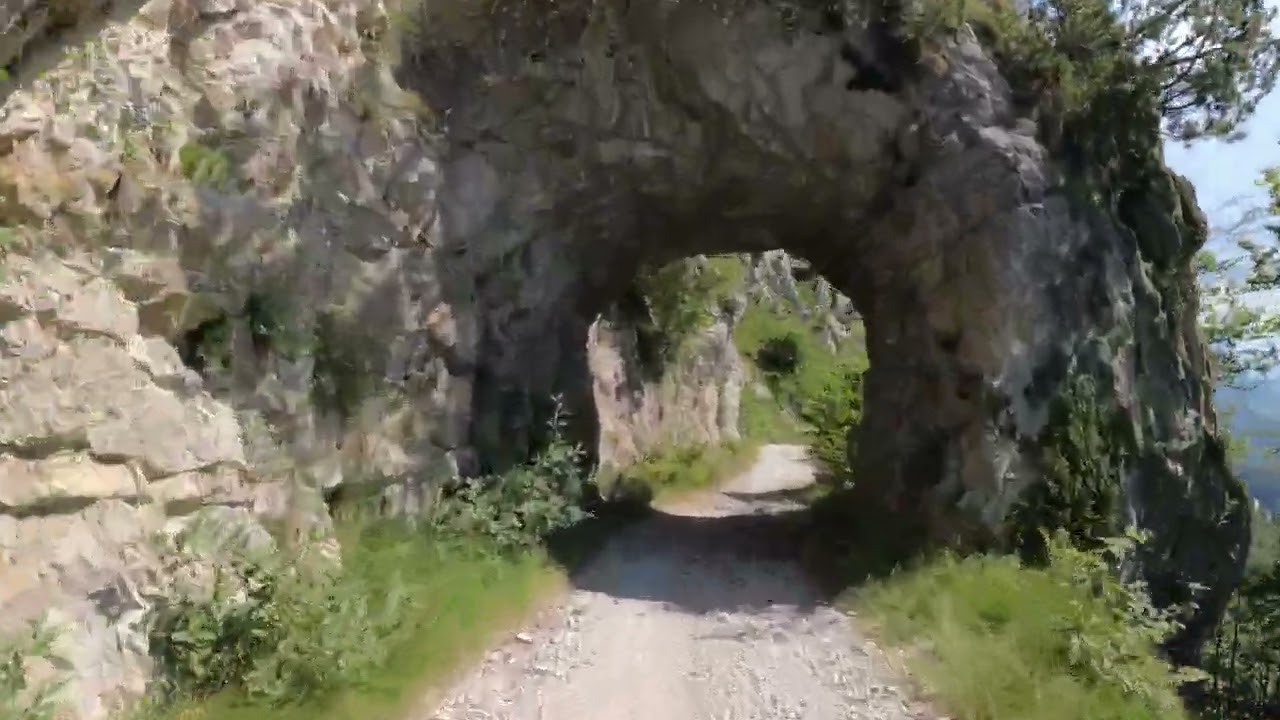 discesa Tremalzo in Gravel