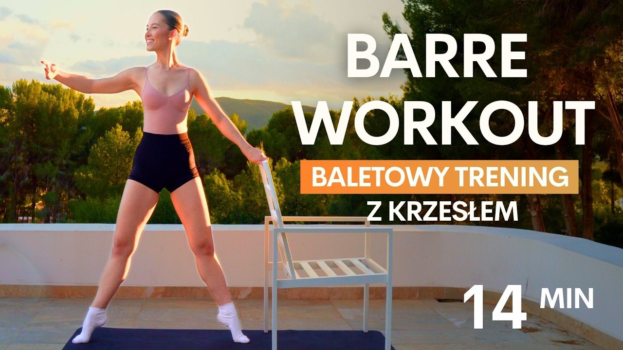 FIGURA TANCERKI 🩰- Trening barre na Pośladki, brzuch i nogi DLA KAŻDEGO! Barre workout | zuzdmi