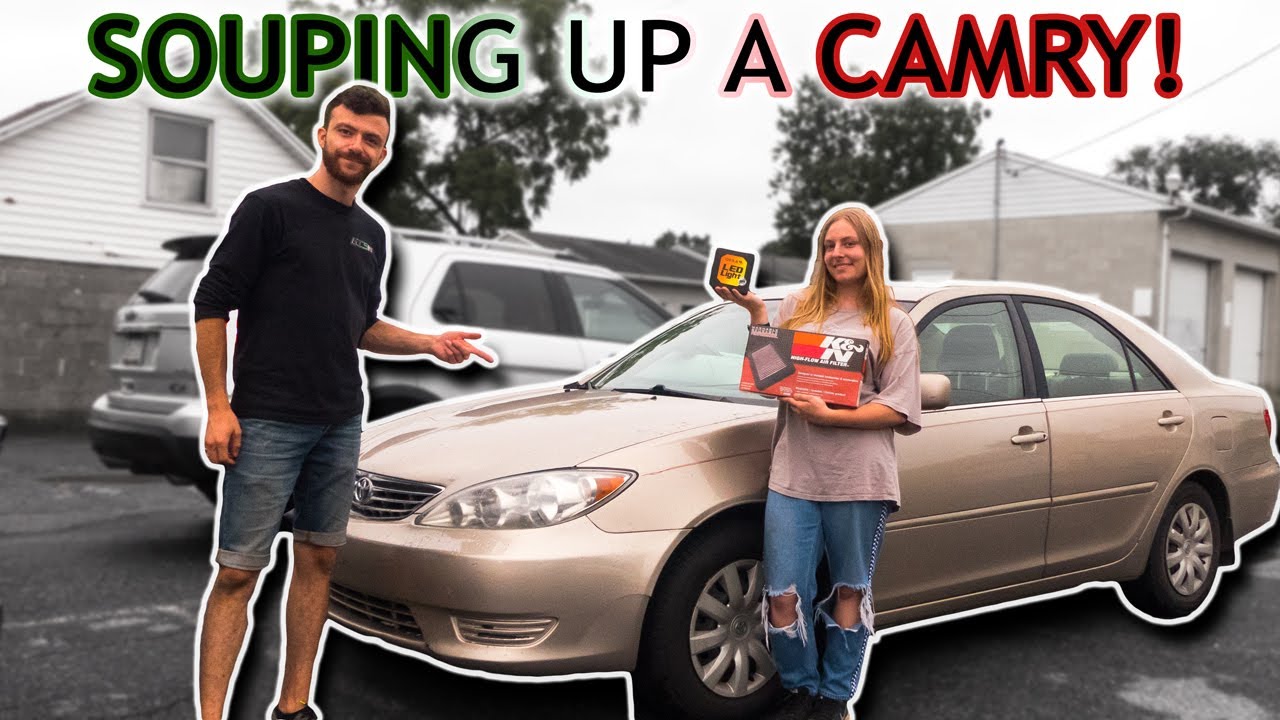 SOUPING UP This Toyota Camry! LED Headlights OXILAM Install, Clean & K&N Filter!