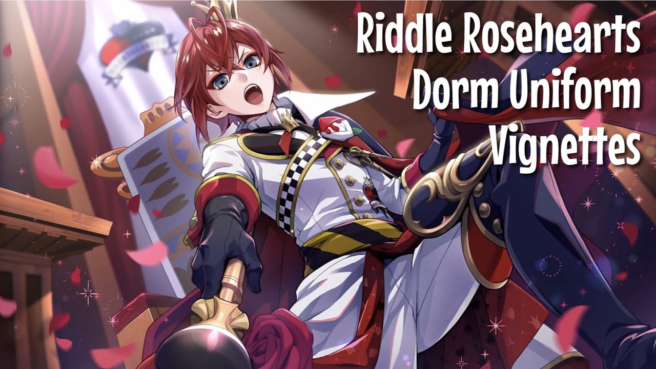 [Twisted Wonderland] Riddle Rosehearts, vignettes (Dorm uniform)