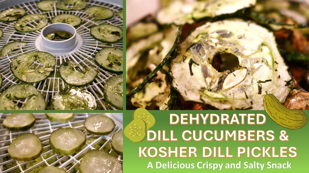Dehydrated Dill Cucumbers and Kosher Dill Pickles