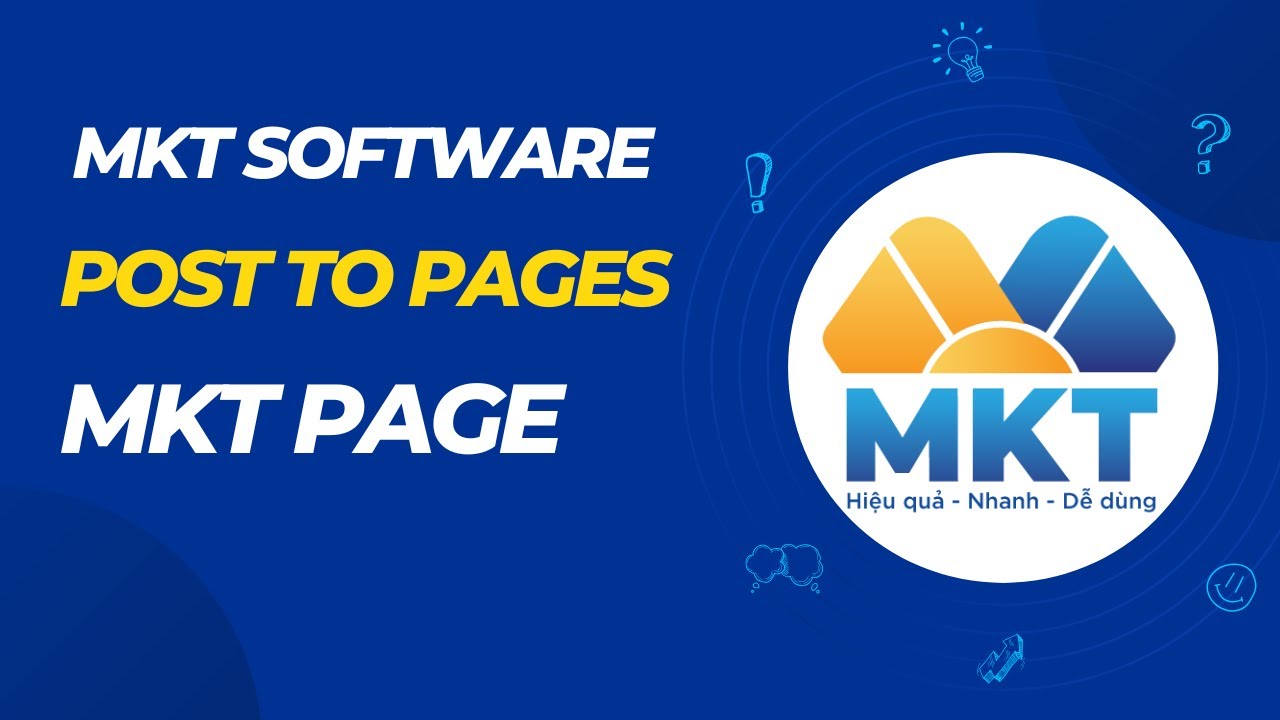 MKT Page Guide | Post to pages | MKT Software
