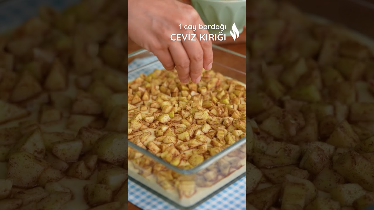 Borcamda Elmalı Kek Tarifi 🍎😋 Nefis Yemek Tarifleri #shorts #nefisyemektarifleri