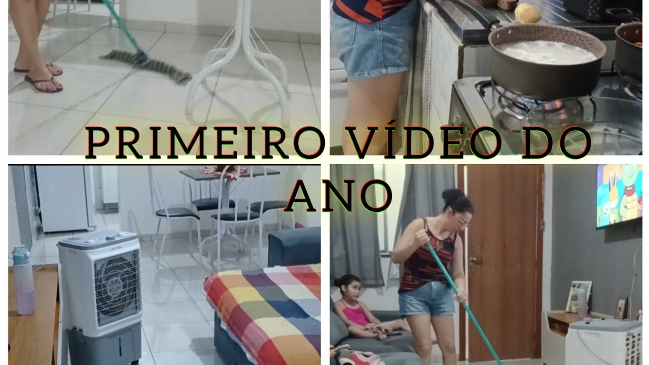 Primeiro vlog do ano + Limpeza + organização + rotina 