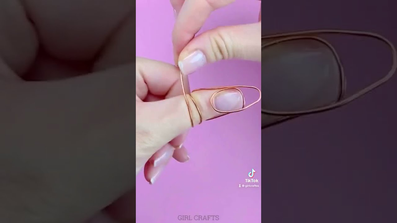 DIY nails rings Tiktok