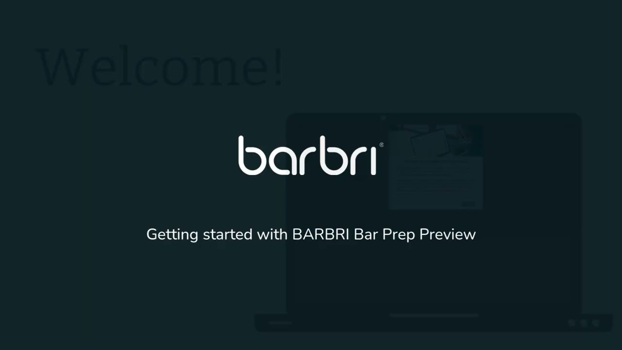 Getting Started with BARBRI Bar Prep Preview