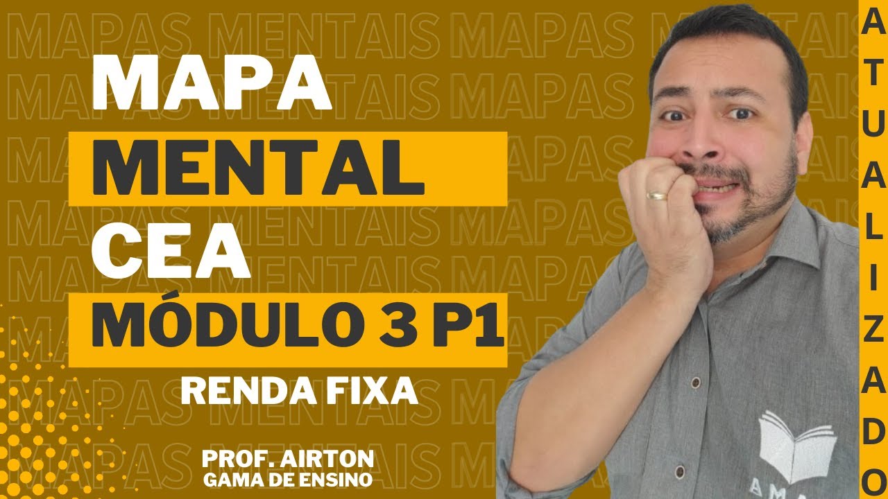 CEA MÓDULO 3 PARTE 1 | MAPA MENTAL | RESUMO | RENDA FIXA E RISCOS