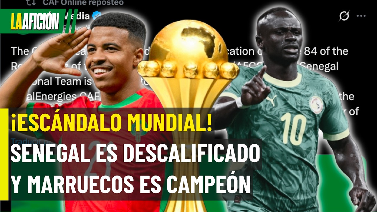 &iquest;Por qu&eacute; le quitaron el t&iacute;tulo a Senegal en la Copa &Aacute;frica?