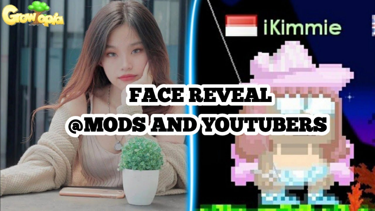 FACE REVEAL @MODS And YOUTUBERS 2020 | GROWTOPIA