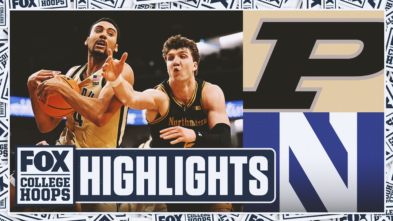 No. 15 Purdue Boilermakers vs. Northwestern Wildcats Highlights🏀 FOX College Hoops