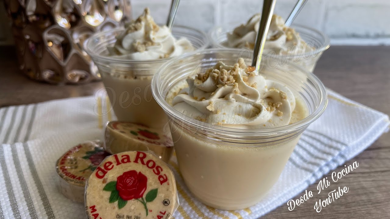 Gelatina de MAZAPÁN -individuales para fiesta o mesa de postres-|| DESDE MI COCINA by Lizzy