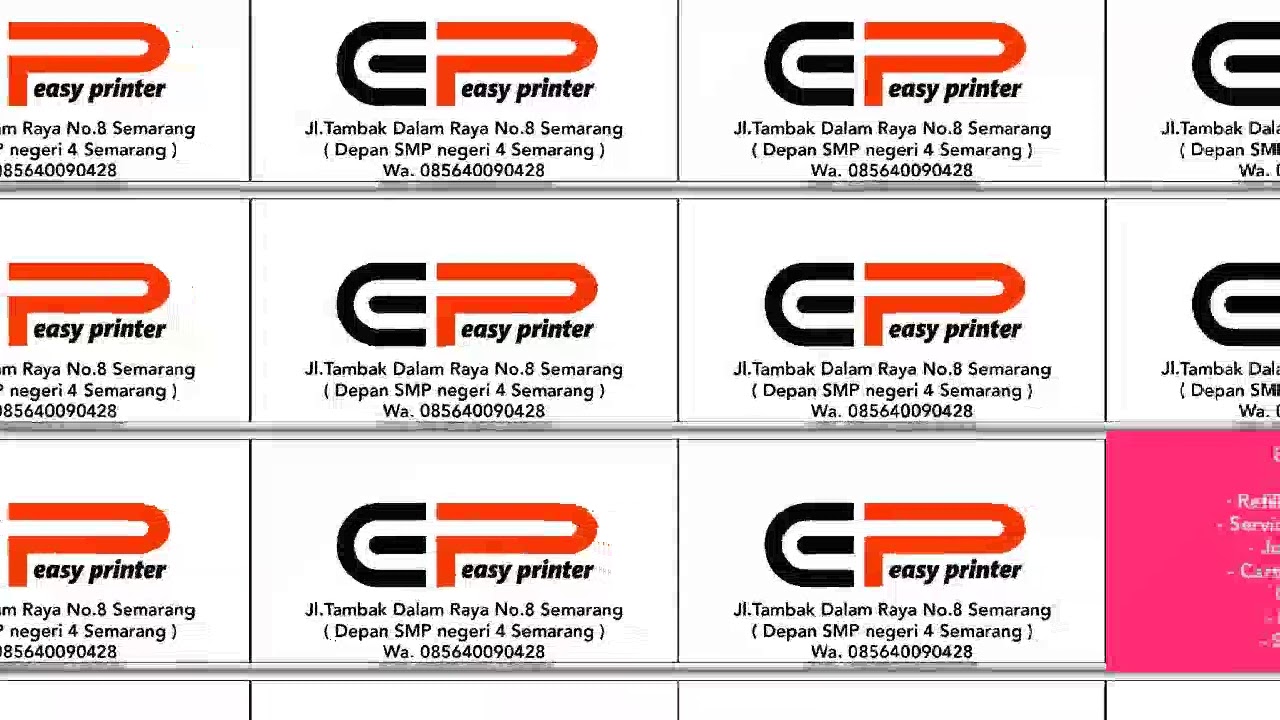 Toko Printer  terpercaya dikota Semarang #Easy Printer Semarang