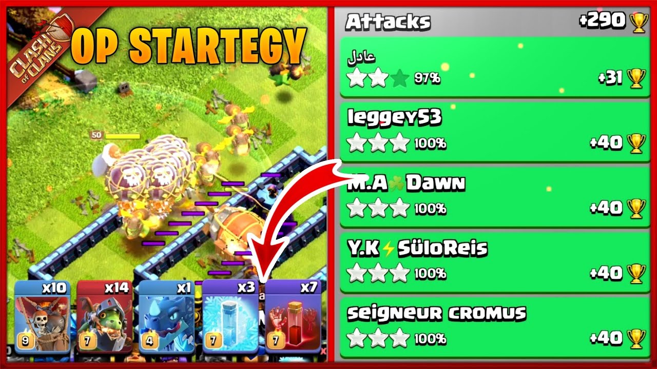 Inferno Dragons Easy Three Stars With Skeleton spell | Best Th13 Attack Strategy 2021 Th13 Strategy