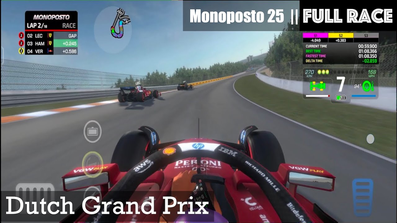 Monoposto 2025: FULL RACE | Dutch Grand Prix | Race 14 | 2025 Championship