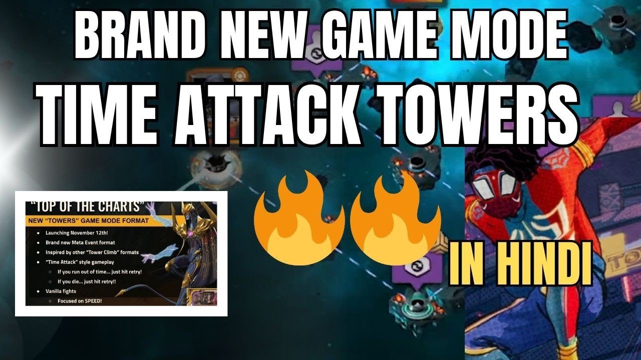 All about NEW GAME MODE Format in MCOC 🔥 Time Attack Towers 🔥Marvel Contest of Champions