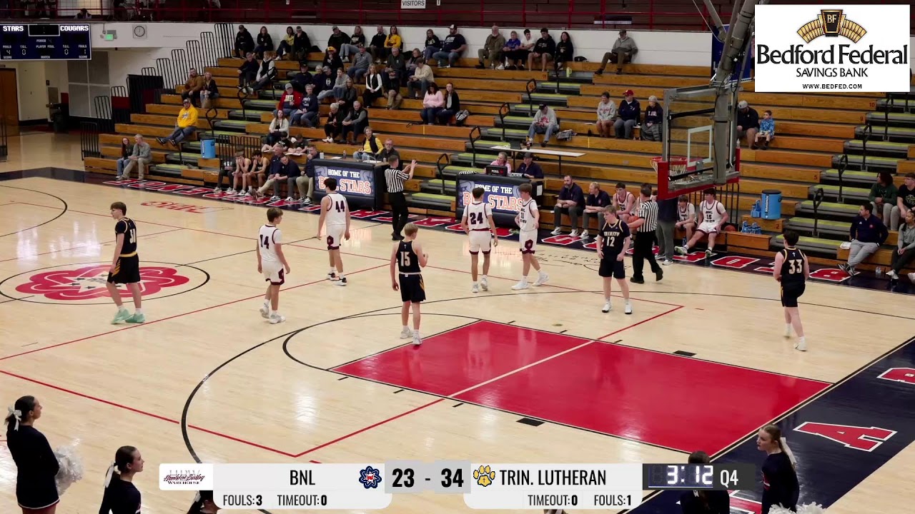 BNL LIVE: BNL STARS BASKETBALL vs TRINITY LUTHERAN