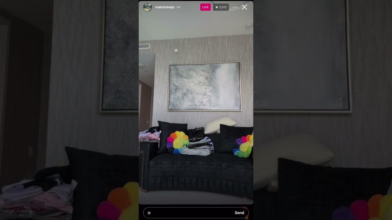 Malu Trevejo instagram live (8.2.24)