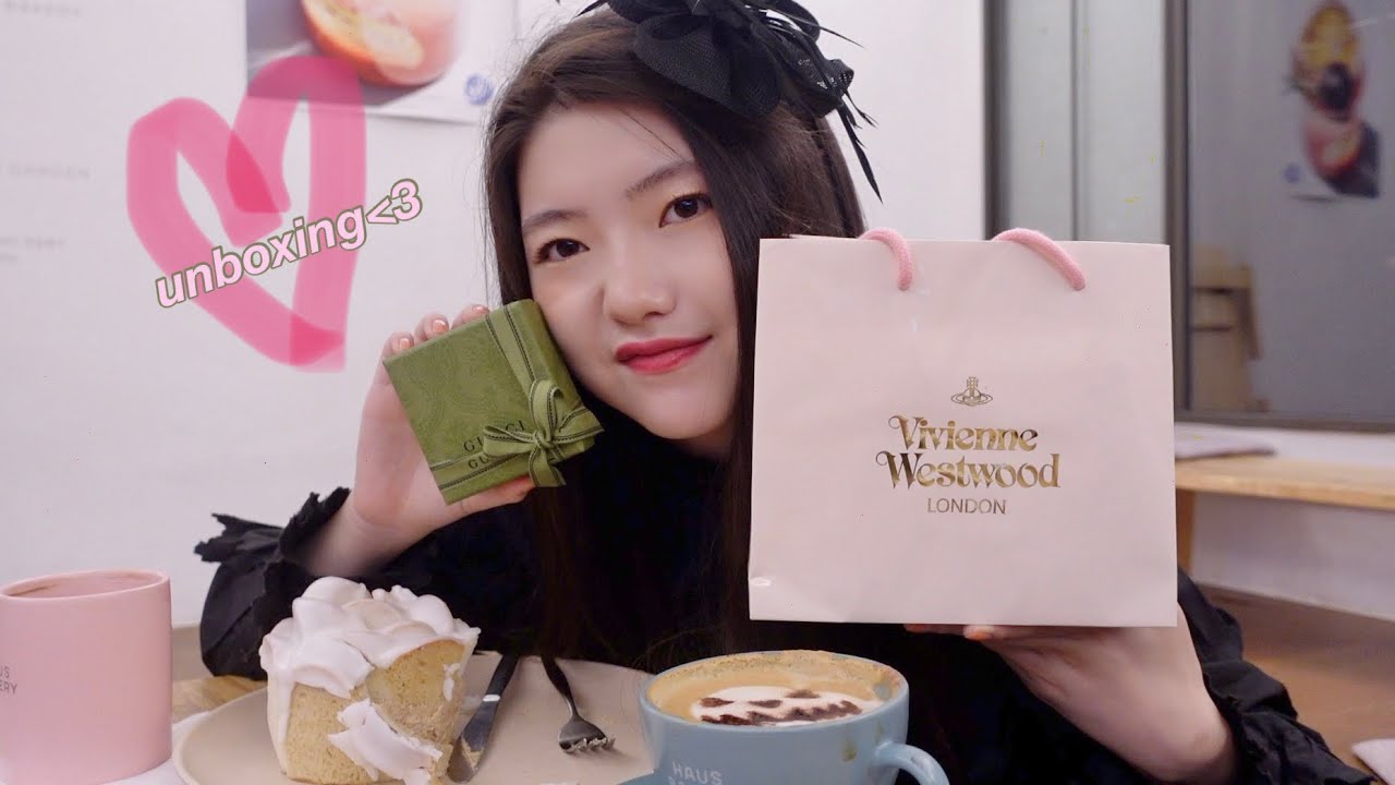 unboxing 💗🧼 vivienne westwood + gucci